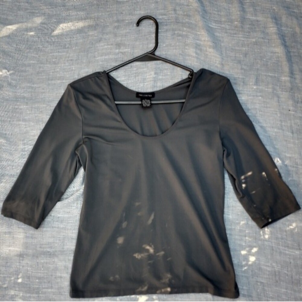 The Limited Scoop Neck Super Soft 3/4" Sleeve T Shirt